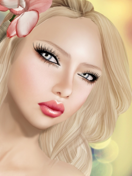 pink lipstick on dark skin. Skin:-Glam Affair- Layla Light